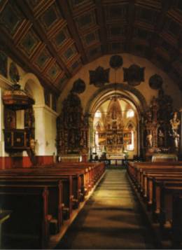 La pi grande delle 24 antiche chiese
dell'Obergoms (2500 abitanti)